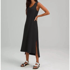 Lululemon All  Yours Tank Maxi Dress in Black Size 2